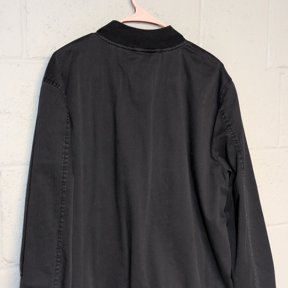 Sun + Stone Classic Black Bomber Jacket - Picture 7 of 7